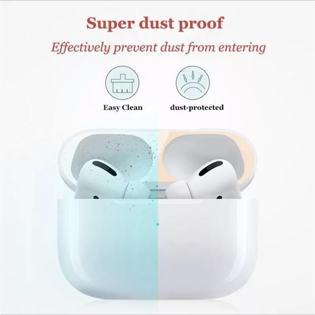 AirPods Pro DUST-PROOF FILM 金属粉侵入ガード 防塵　レッド_画像3