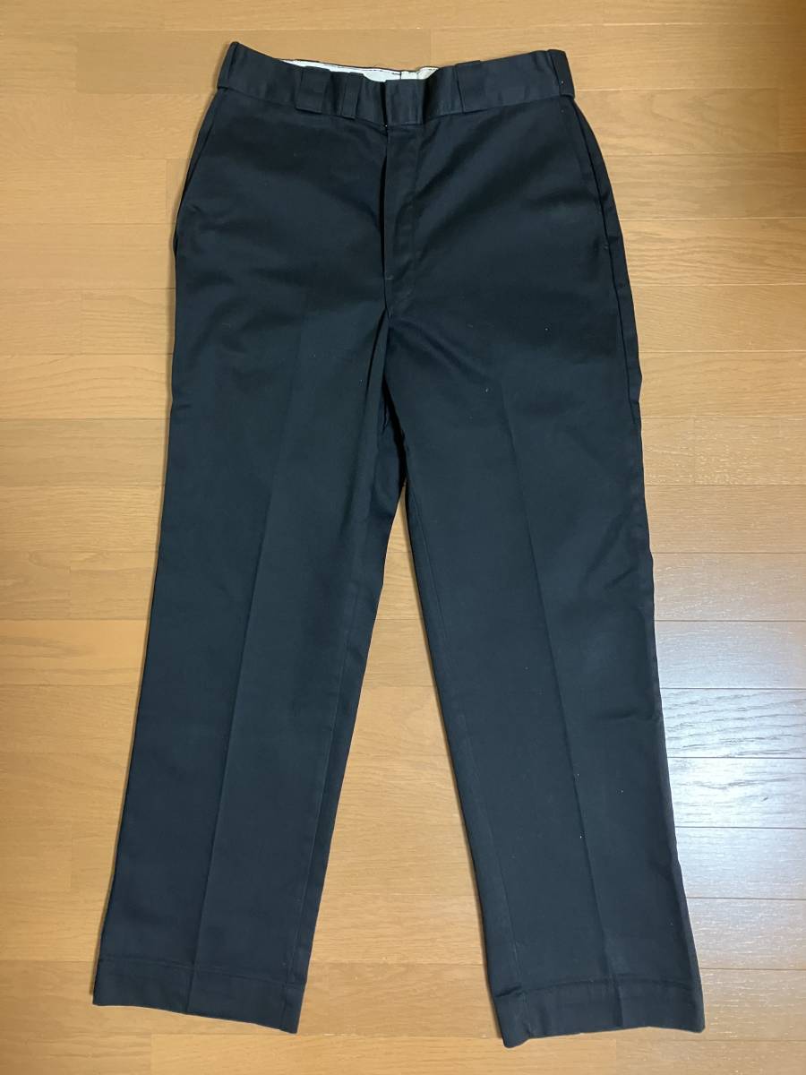 50%OFF】 70s ビンテージ Dickies ディッキーズ 34×32 ブラック
