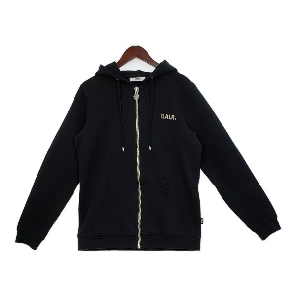 数量限定】 古着 ロゴメタル ジップパーカー スウェット BALR
