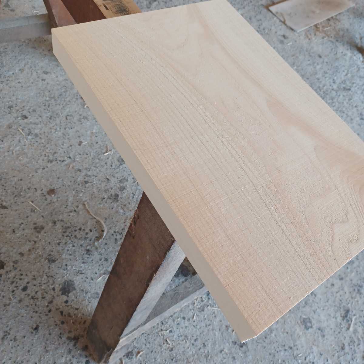 B-1164【41×28.5×3.5cm】国産ひのき　板　まな板 棚板 看板 一枚板 桧 檜 DIY