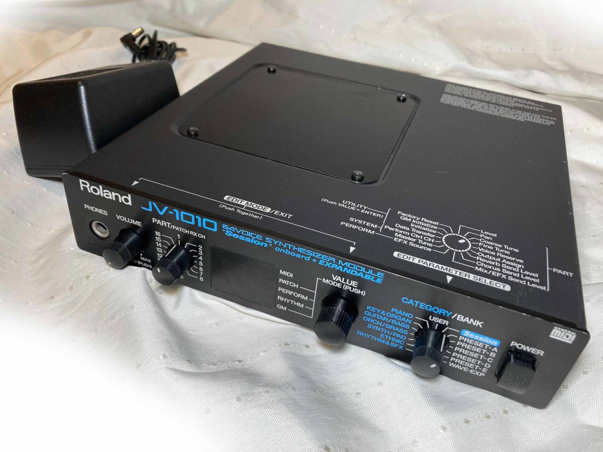 ROLAND ローランド JV-1010 音源モジュール Yahoo!オークション - 名機 ROLAND JV-1010 音源モジュール