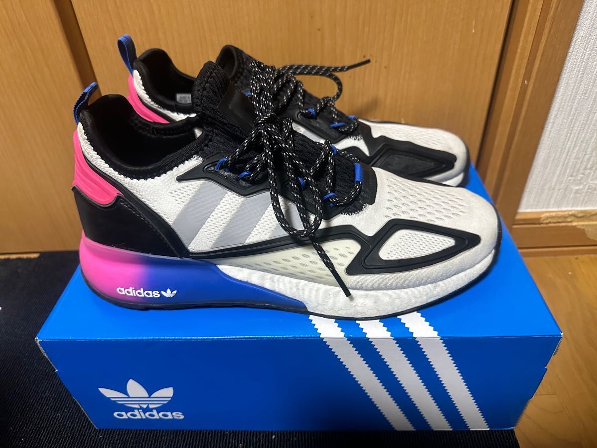 逸品】 アディダス adidas ZX 2K BOOST W ホワイト ランニング tdh