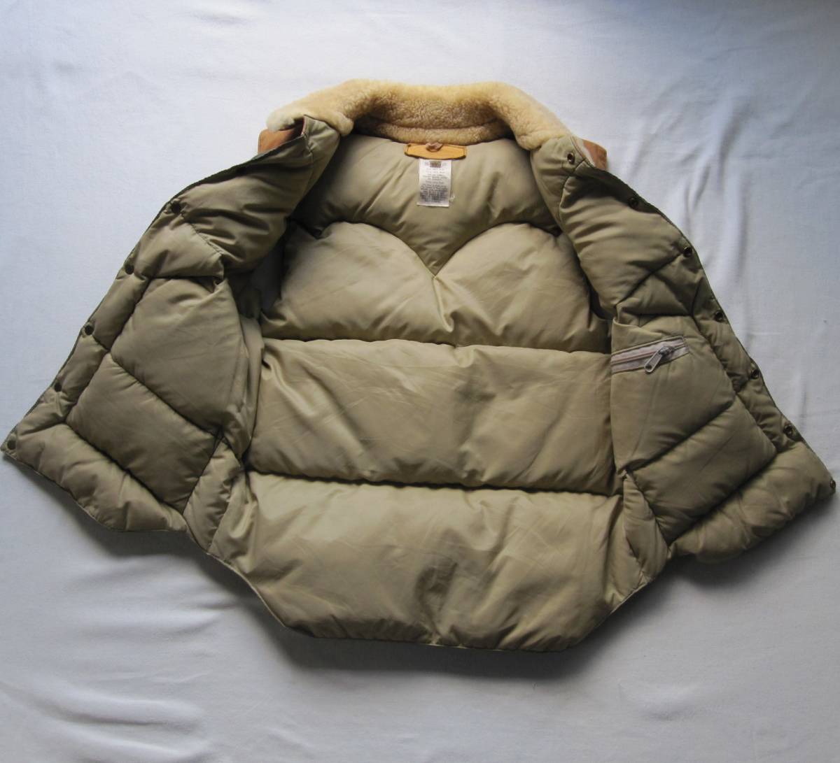 ☆70s ビンテージ ロッキーマウンテン ダウンベスト (40) オリジナル / vintage / 1970s / ROCKY MOUNTAIN / DOWN VEST / CHIRSTY_画像10