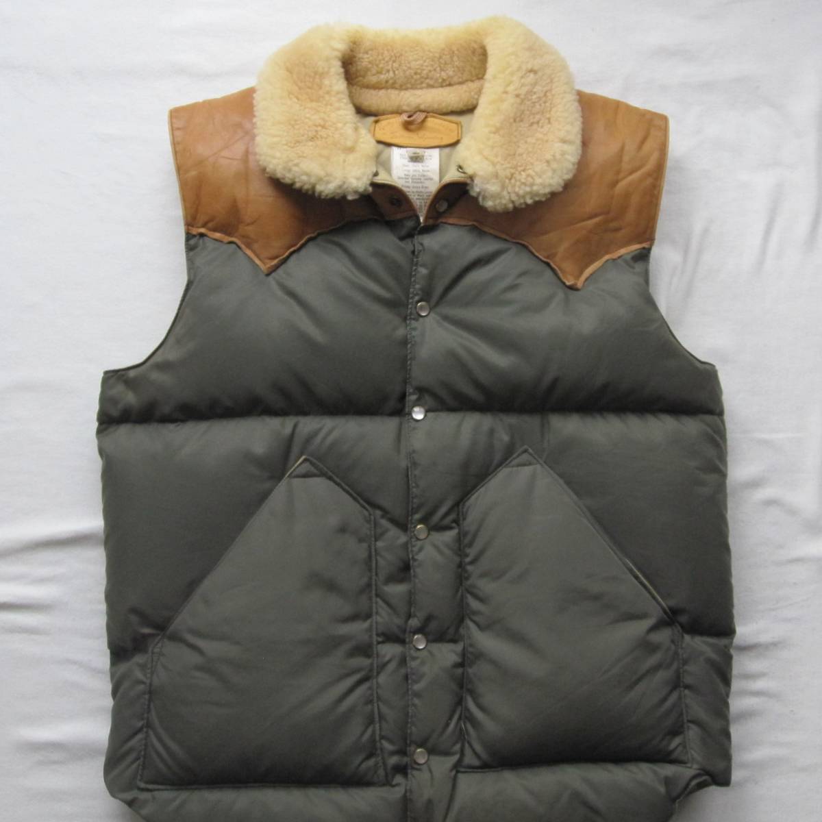 ☆70s ビンテージ ロッキーマウンテン ダウンベスト (40) オリジナル / vintage / 1970s / ROCKY MOUNTAIN / DOWN VEST / CHIRSTY_画像5