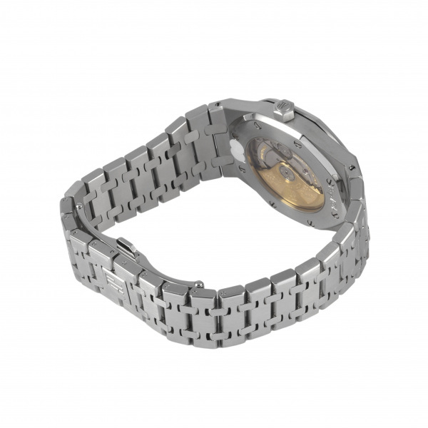 o-tema*pigeAUDEMARS PIGUET Royal дуб 15300ST.OO.1220ST.03 черный циферблат б/у наручные часы мужской 