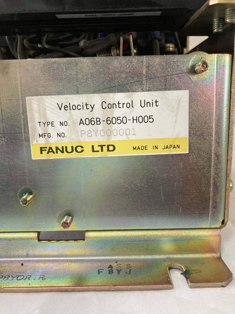 FANUC Velocity Control Unit A06B-6050-H005 速度制御ユニット FANUC Velocity Control Unit A06B-6050-H005 速度制御ユニット