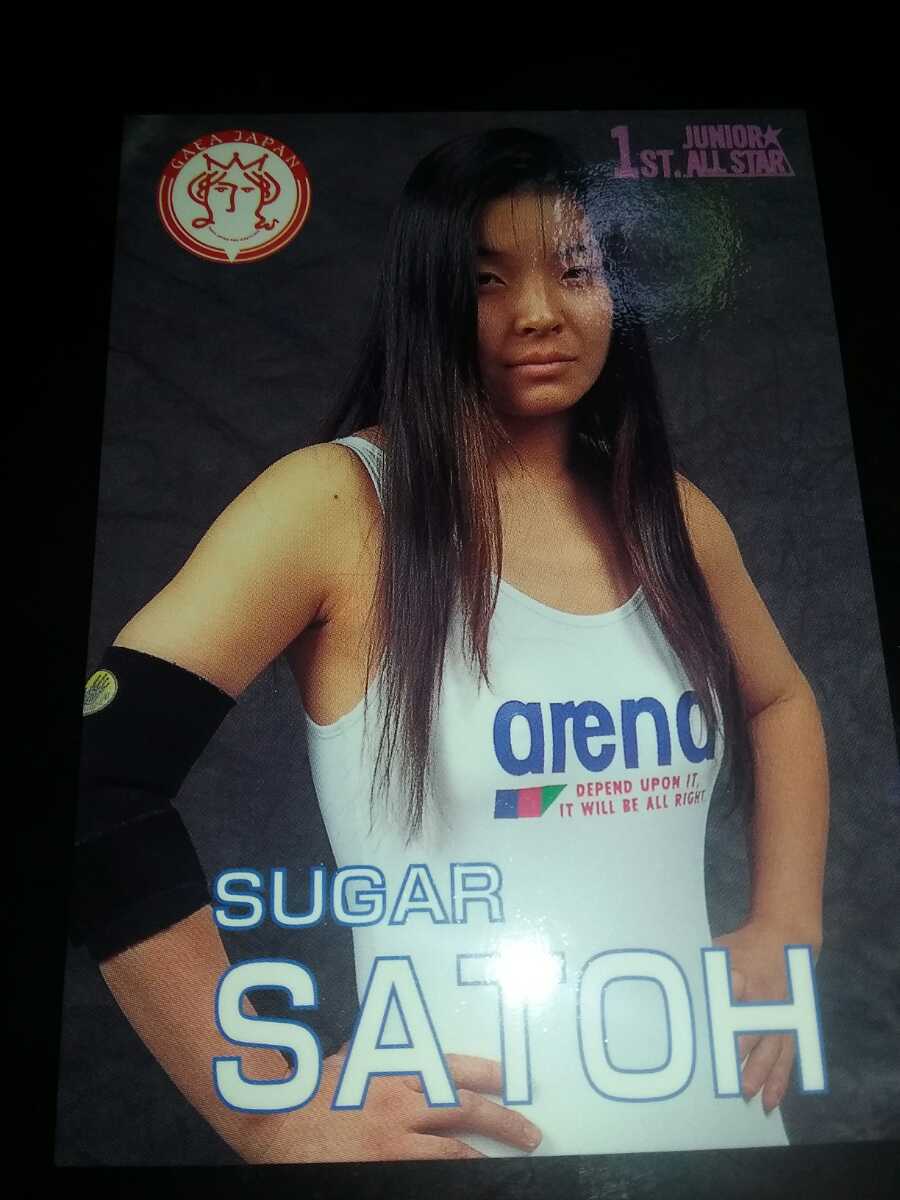 全女 OFFICIAL CARDS COLLECTION VOL.2 シュガー佐藤　全日本女子プロレス GAEA JAPAN　_画像1