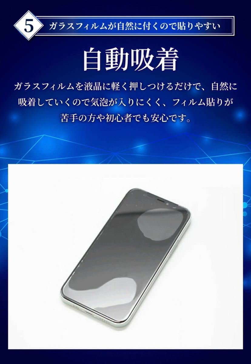 日本未入荷 iPhoneフィルム 強化ガラス強力保護ブルーライト80％カット
