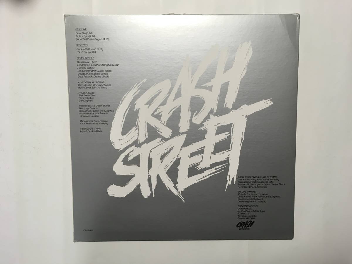 CRASH STREET DO OR DIE　カナダ盤