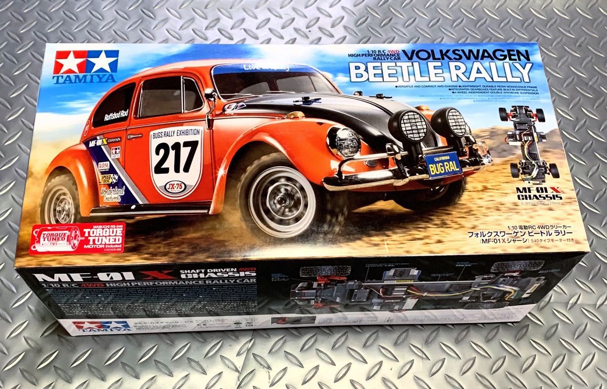 タミヤ 1/10 RC フォルクスワーゲンビートルラリー MF01X 新品 未組立