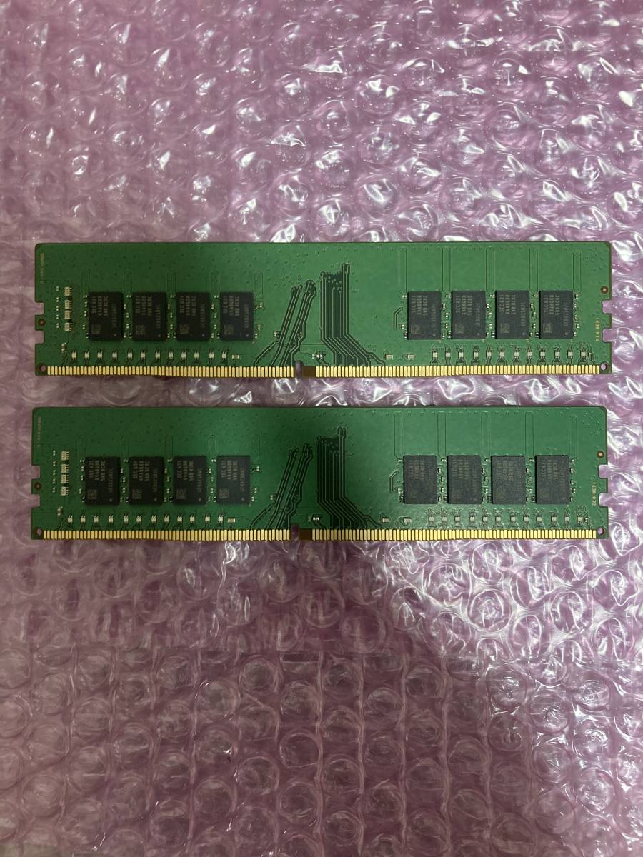 メモリ 16GBx2枚 合計32GB デスクトップ用 SAMSUNG DDR4-2400 PC4 