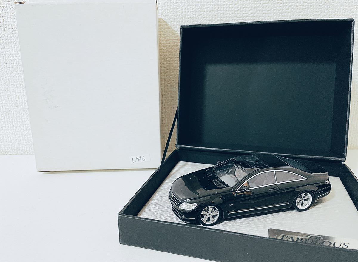 1/43 ベンツ ファブレス CL600 CLクラス ミニカー ブラック Yahoo!オークション - FA46 FABULOUS ファブレス CL 1/43