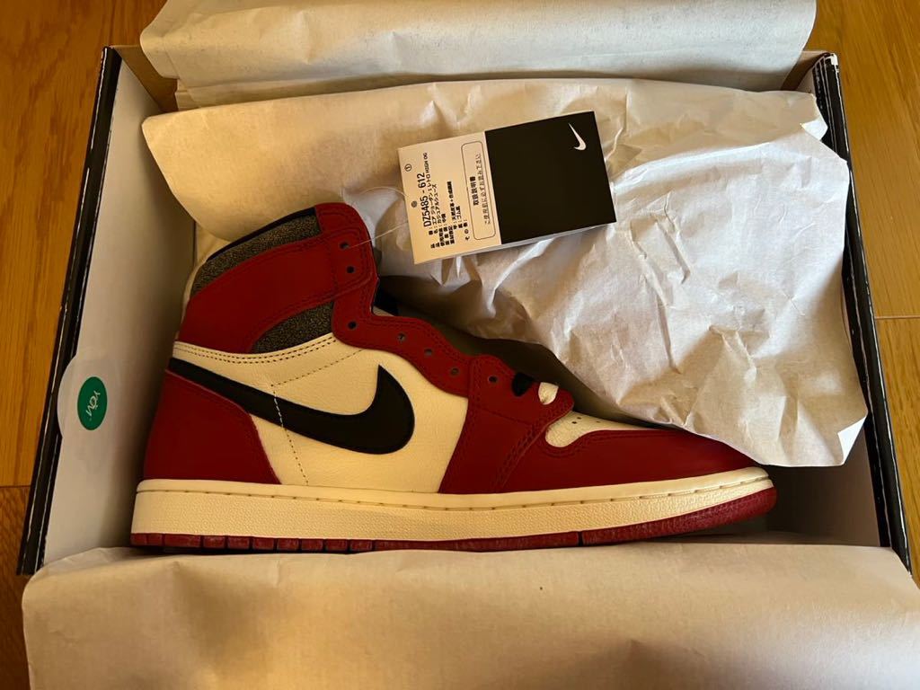 新品未使用 NIKE AIR JORDAN 1 RETRO HIGH OG CHICAGO “Lost and Found