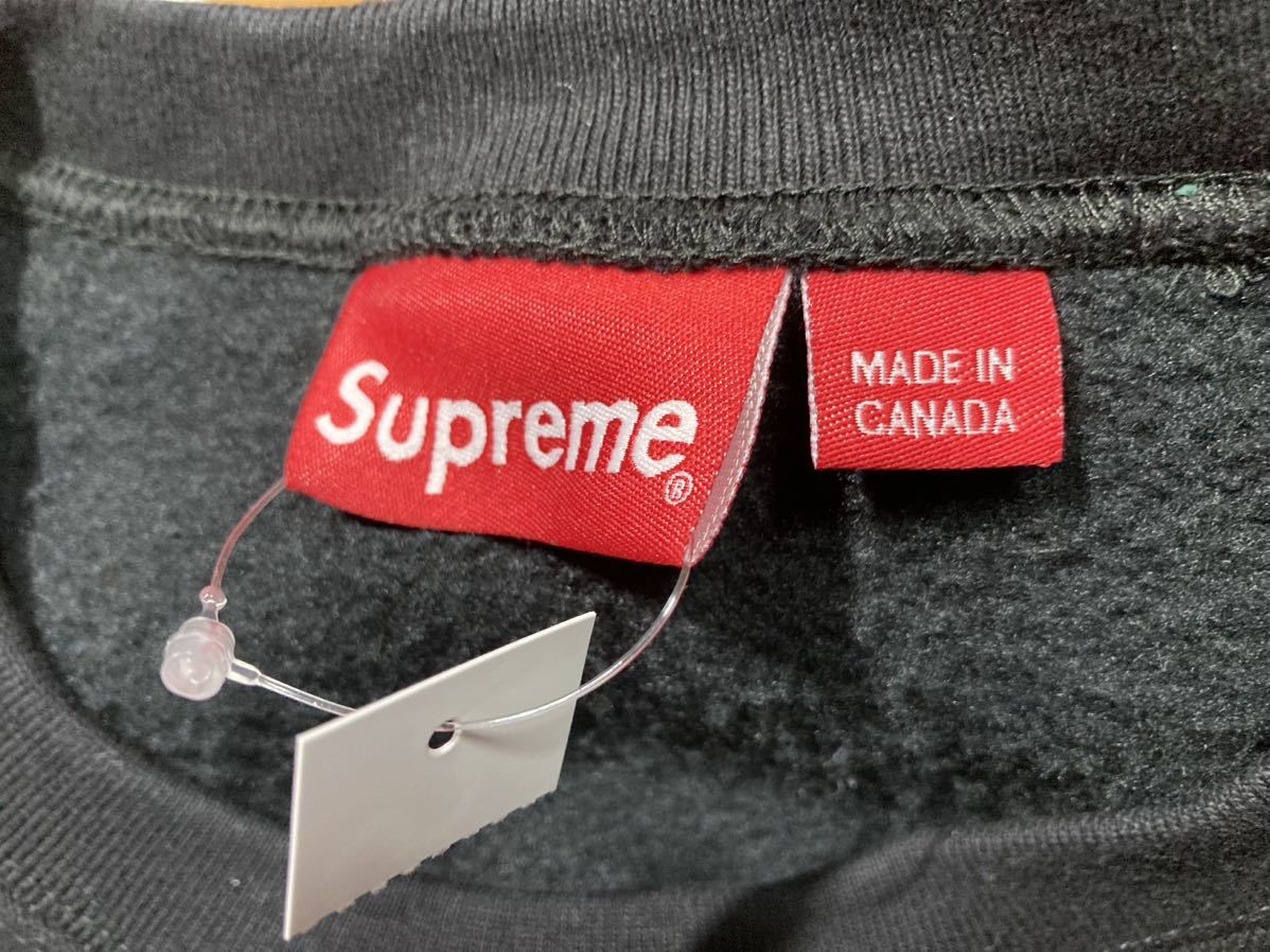 激少 XXL 22FW Supreme Box Logo Crewneck Black シュプリーム