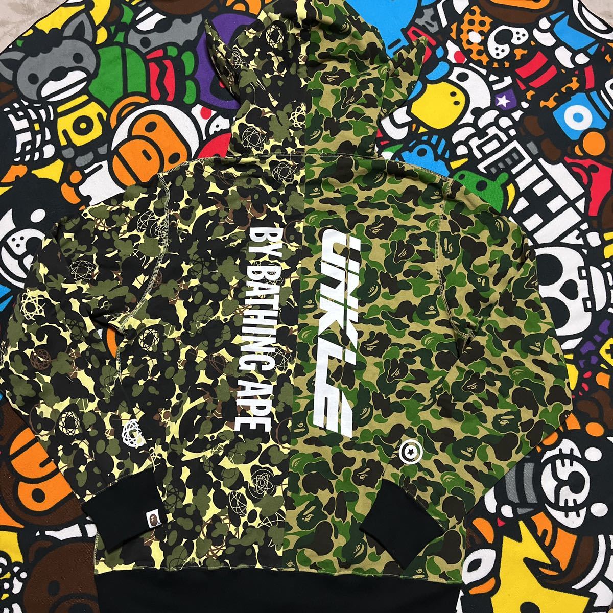 新品未使用 A BATHING APE BAPE KAWS UNKLE FUTURA MOMAX SHARK HOODIE