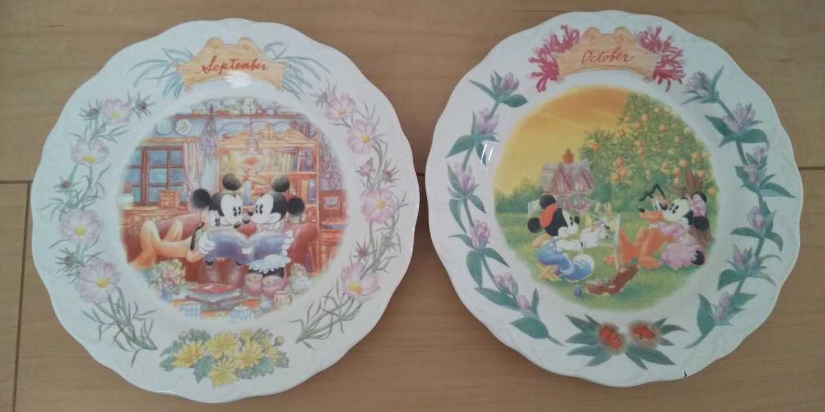 59%OFF!】 東京ディズニーランド限定1月〜12月デザイン飾り皿