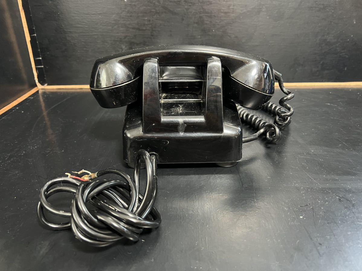 黒電話 600-A2型 日本電信電話公社 昭和 レトロ アンティーク モダンインテリア