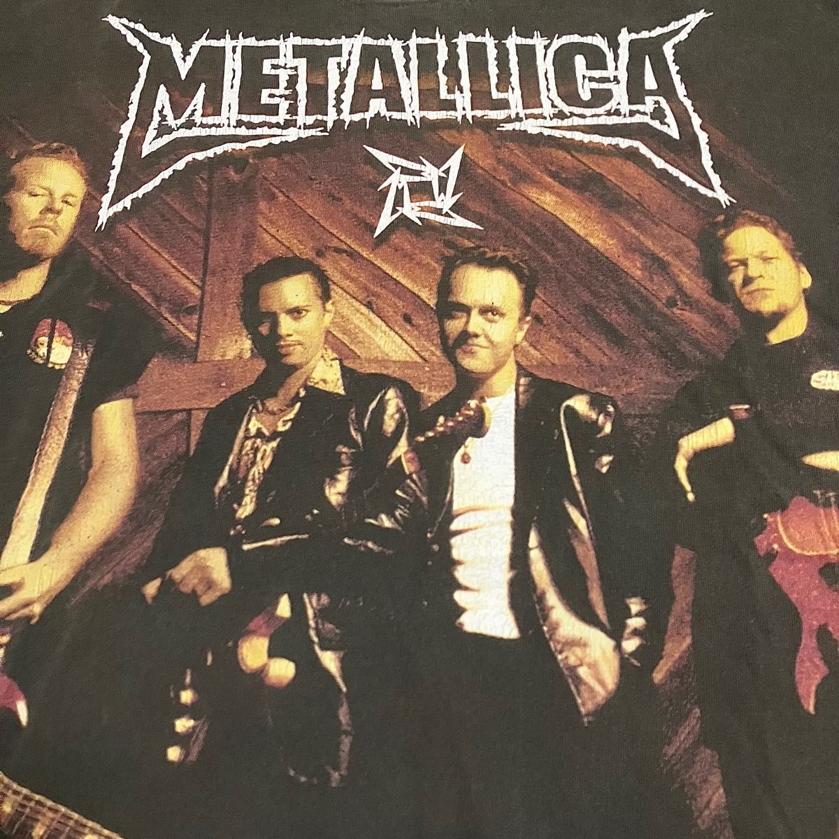 METALLICA メタリカ ビンテージ バンドTシャツ 古着 スミクロ 墨黒