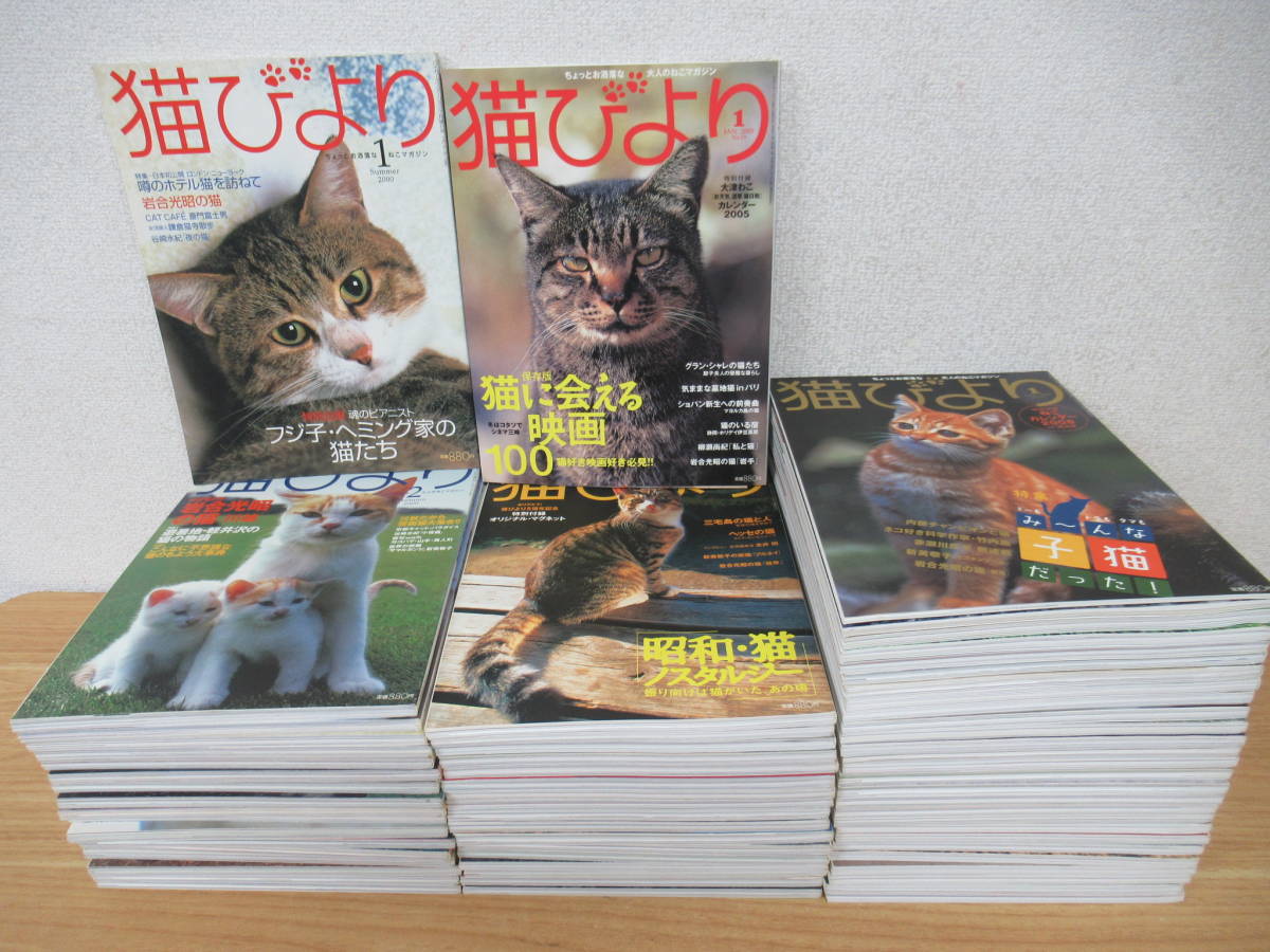 c1-5( кошка ...)62 шт. комплект 2000 год ~2012 год No.1~No.62 номер календарь имеется иметь Япония выпускать фирма .. журнал кошка .... фильм 100