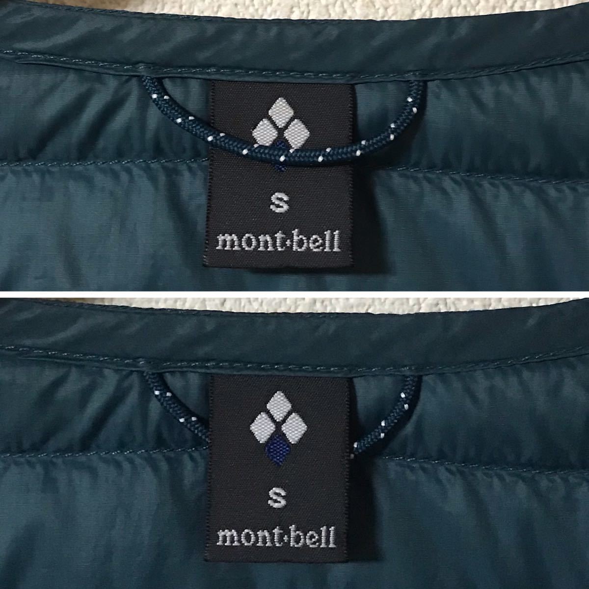 送料込み mont-bell モンベル スペリオダウン ラウンドネック ジャケット インナーダウン ダークマラード S スタッフバック付き_画像4