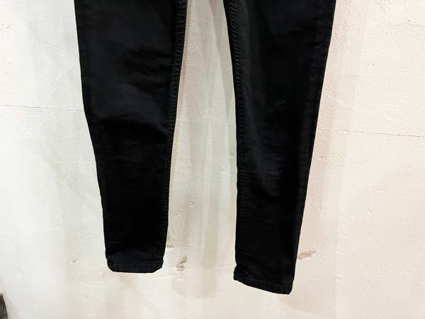 *Acne Studios/ Acne s Today oz skinny denim pants size25/30 lady's black jeans old clothes used Tomorrowland *