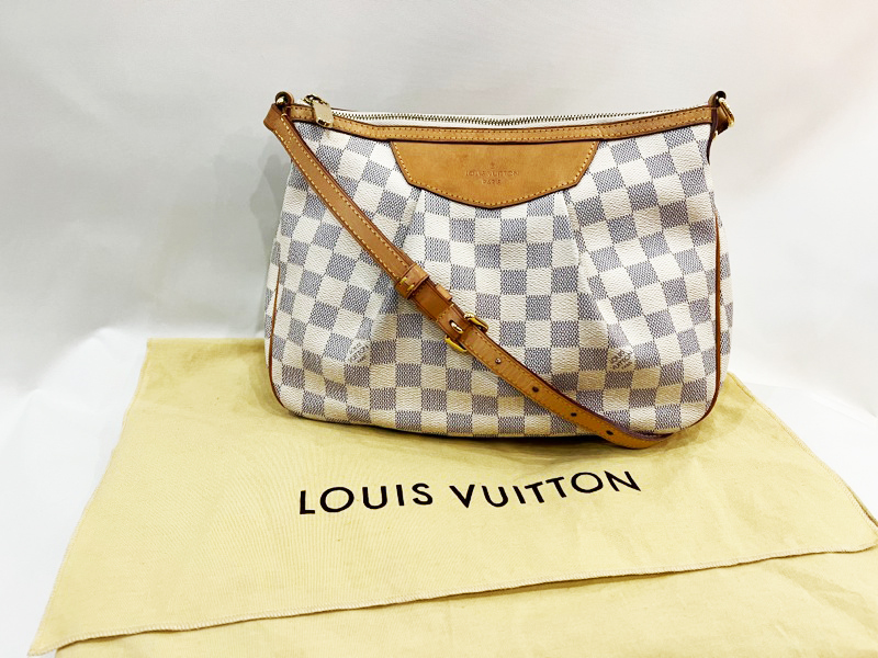 ★LOUIS VUITTON/ルイヴィトン ダミエ アズール シラクーサPM N41113 ショルダーバッグ 斜め掛け レディース 鞄 保存袋付き★_画像1