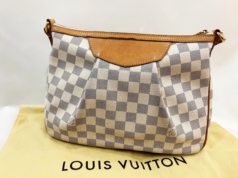 ★LOUIS VUITTON/ルイヴィトン ダミエ アズール シラクーサPM N41113 ショルダーバッグ 斜め掛け レディース 鞄 保存袋付き★_画像6