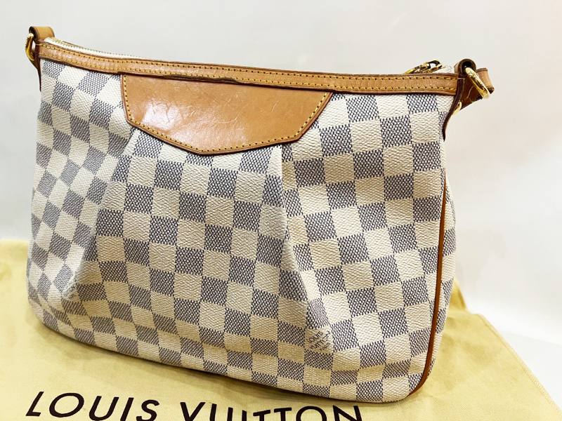 ★LOUIS VUITTON/ルイヴィトン ダミエ アズール シラクーサPM N41113 ショルダーバッグ 斜め掛け レディース 鞄 保存袋付き★_画像7