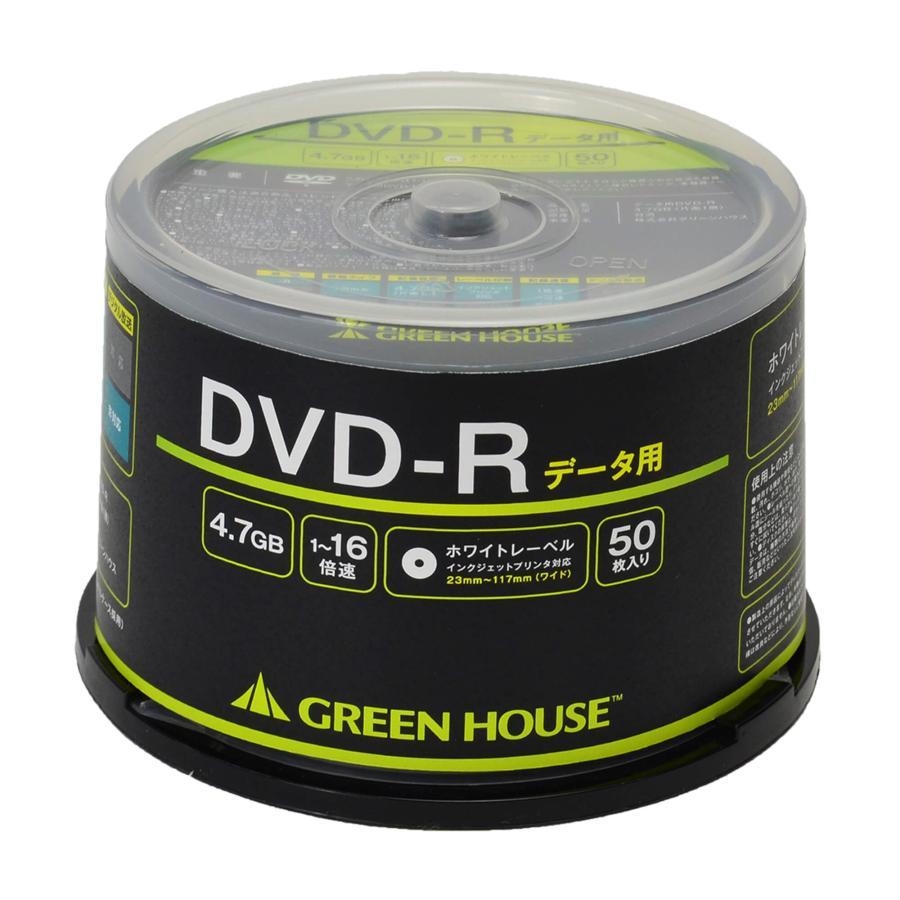 DVD-R CPRM 録画用 1-16倍速 50枚 スピンドル グリーンハウス GH-DVDRDA50/5647ｘ３個セット/卸_画像1
