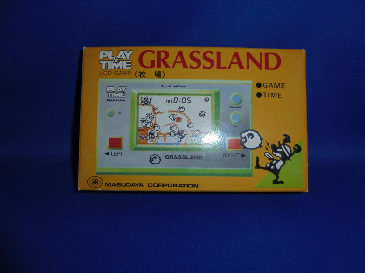 新品未使用　増田屋 PLAY&TIME プレイタイム 牧場 GRASSLAND LCD-GAME ゲームウォッチ LSIゲーム 電子ゲーム レトロゲーム