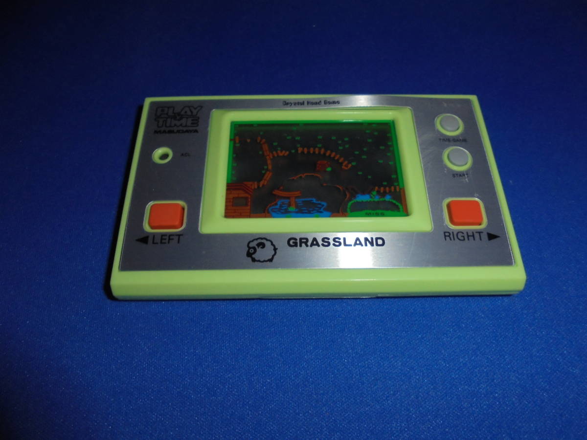 新品未使用　増田屋 PLAY&TIME プレイタイム 牧場 GRASSLAND LCD-GAME ゲームウォッチ LSIゲーム 電子ゲーム レトロゲーム