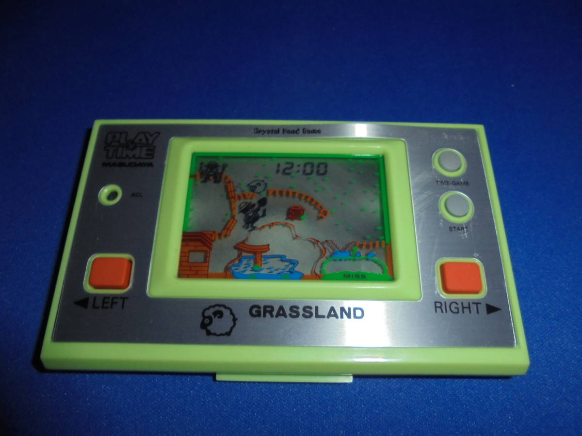 新品未使用　増田屋 PLAY&TIME プレイタイム 牧場 GRASSLAND LCD-GAME ゲームウォッチ LSIゲーム 電子ゲーム レトロゲーム