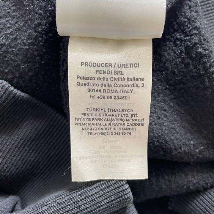 FENDI フェンディ FY0981 A871 パーカー プリントパーカー ロゴ 総合
