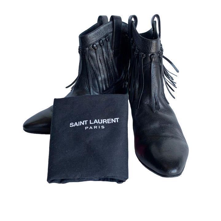 激安 SAINT LAURENT ブーツ PARIS サンローランパリ 40 WA375682