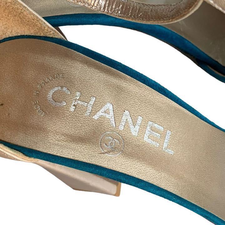 CHANEL Chanel сандалии высокий каблук шлепанцы futoshi каблук bai цвет 
