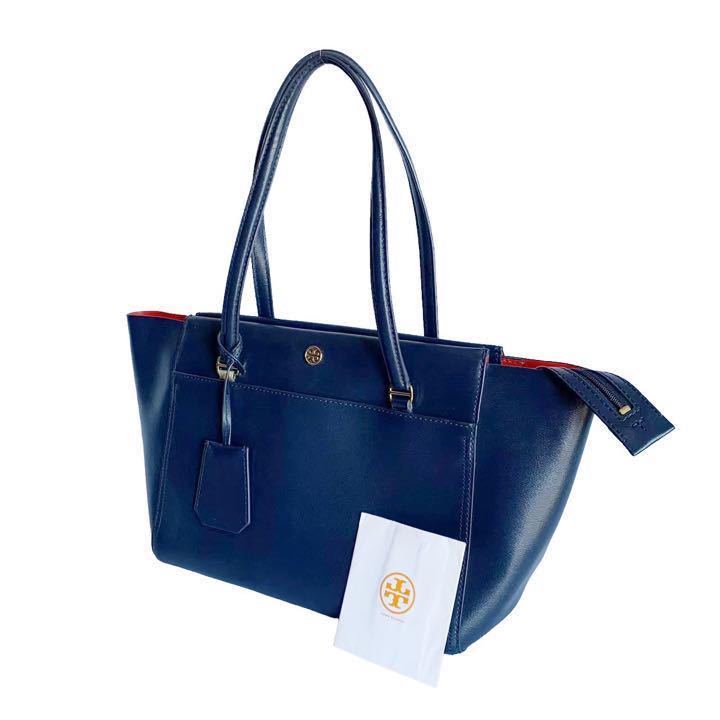 TORY BURCH トリーバーチ 37744 ロゴ レザー トートバッグ｜Yahoo