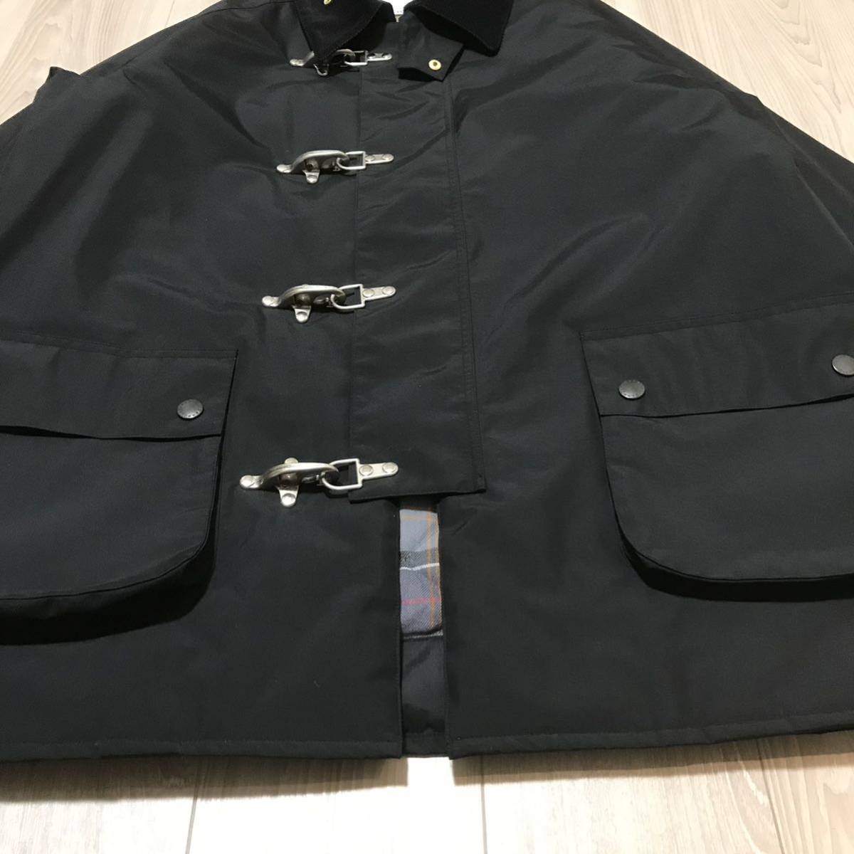 1回着用Barbour Steven Alan Fireman JACKETバブアー スティーブンアラン 別注 ファイヤーマン ジャケット コート  コーデュロイ ナイロン