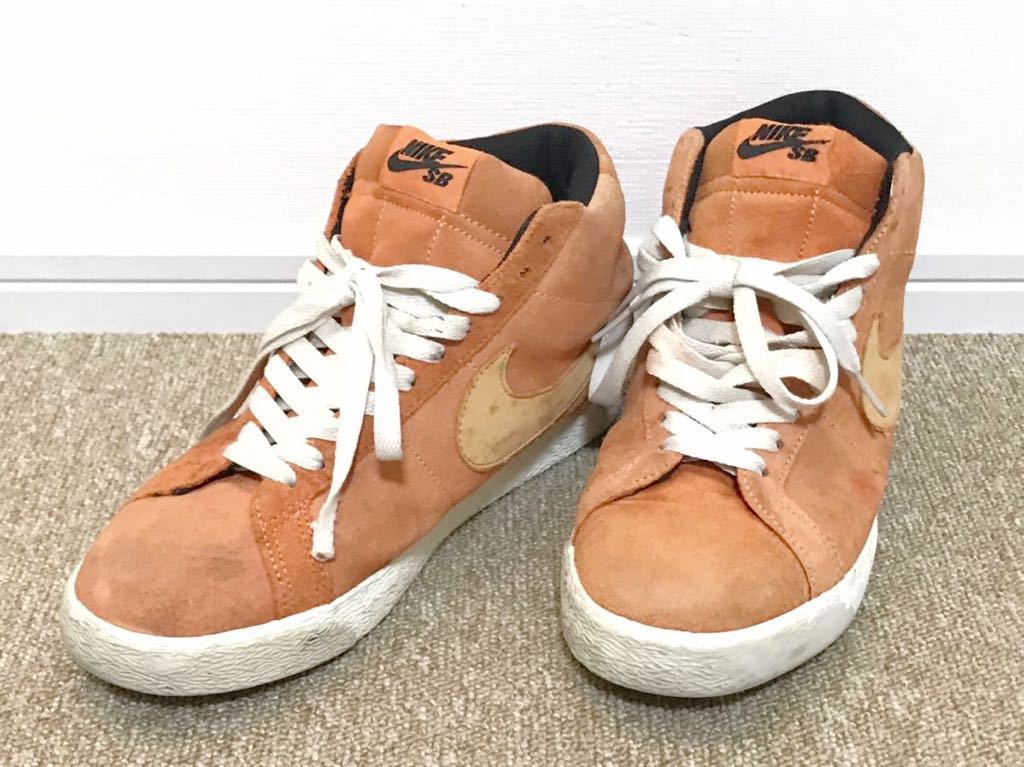 E425☆送料無料☆NIKE/ナイキ『314070-881:BLAZER PREMIUM SB/ブレザープレミアム』サイズ 26.0CM LANCE MOUNTAIN/提案カラー オレンジ
