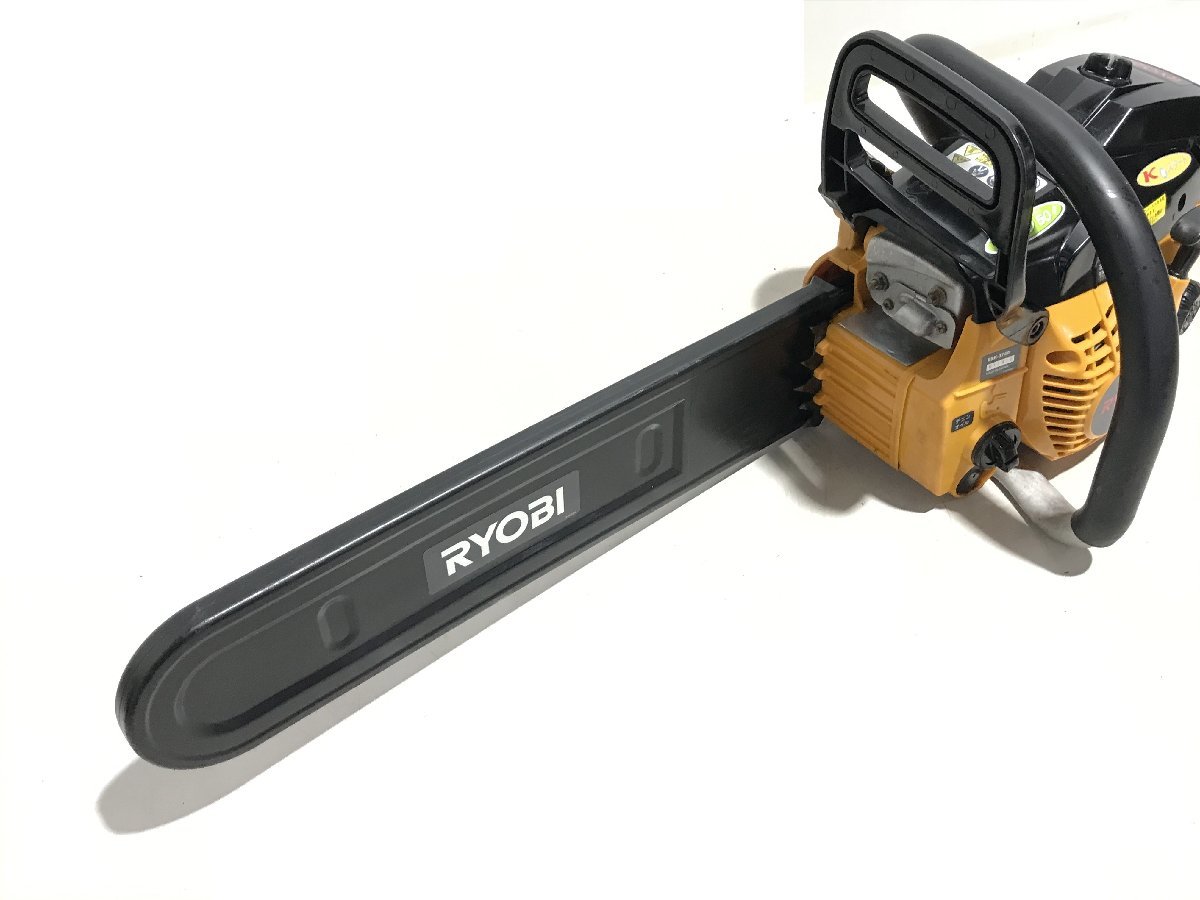 動作確認動画有り RYOBI リョービ エンジンチェンソー ESK-3740 切断長 ...