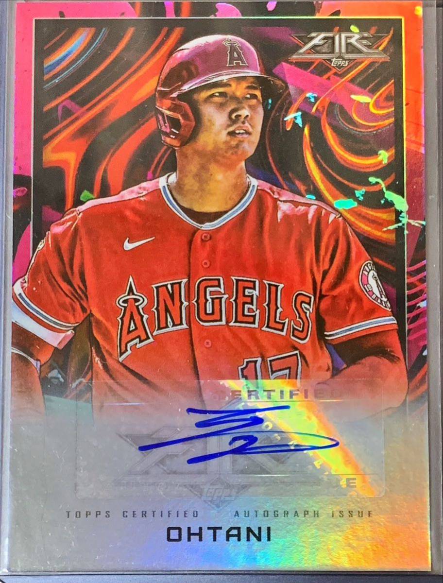 TOPPS FIRE BASEBALL 2022 大谷翔平 auto SP 25枚限定