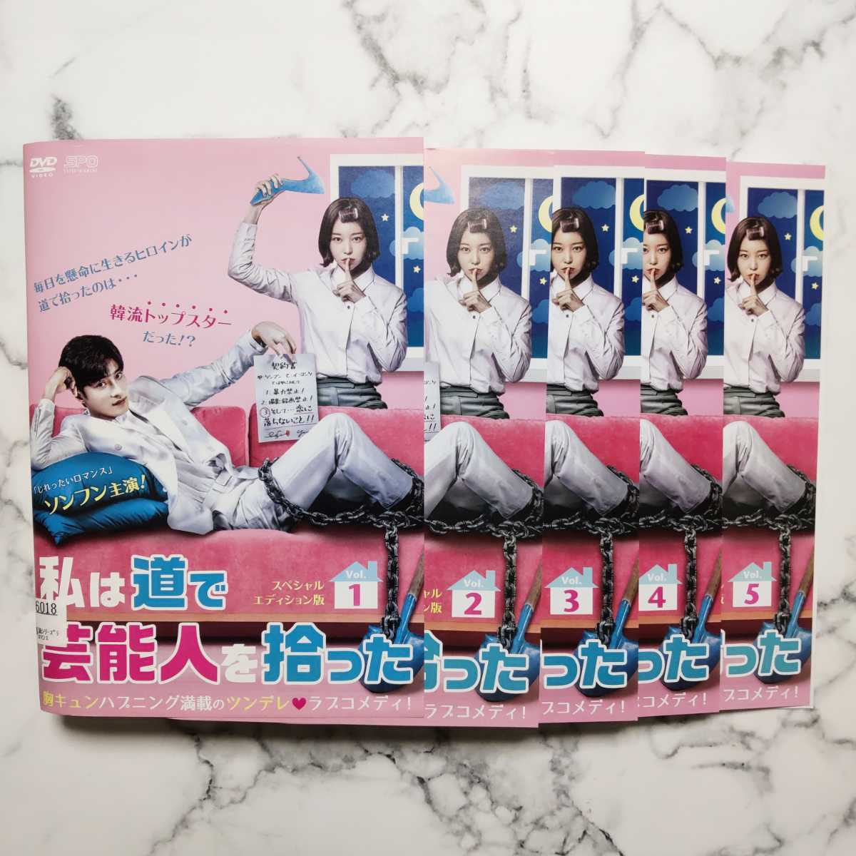 ソンフン★キム・ガウン『私は道で芸能人を拾った』レンタル落ちDVD★全巻★韓国ドラマ