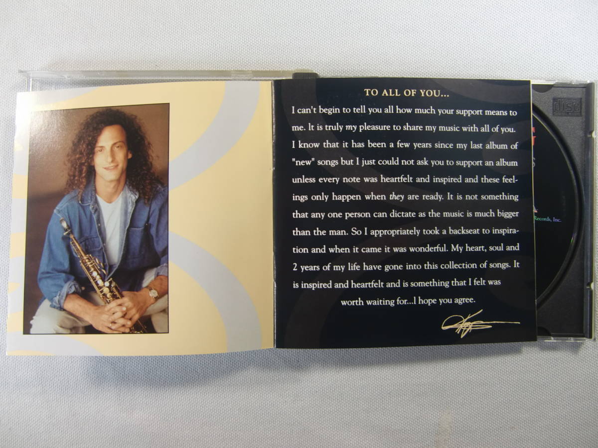 KENNY G 　ケニーＧ　 　/ 　BREATHLESS 　 - Peabo Bryson - Walter Afanasieff - Paulinho Da Costa - Aaron Neville - Dean Parks -_画像5