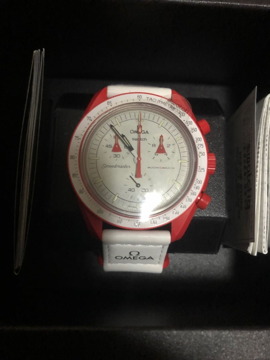 新品 正規品 保証付 Swatch Omega Bioceramic Moonswatch Mission to