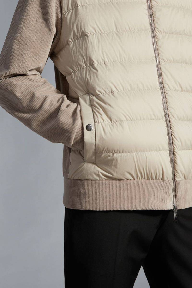 ☆希少☆MONCLER 異素材ミックスワンピース 白 2020春夏コレクション