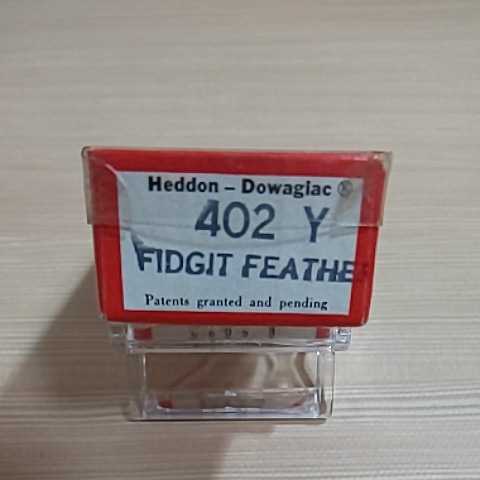  Heddon fi jet перо [Heddon]No.402 Y красный BOX редкость!