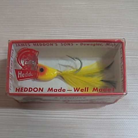  Heddon fi jet перо [Heddon]No.402 Y красный BOX редкость!