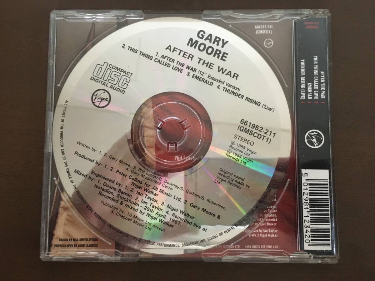 CD/GARY MOORE　AFTER THE WAR/【J16】 /中古_画像2