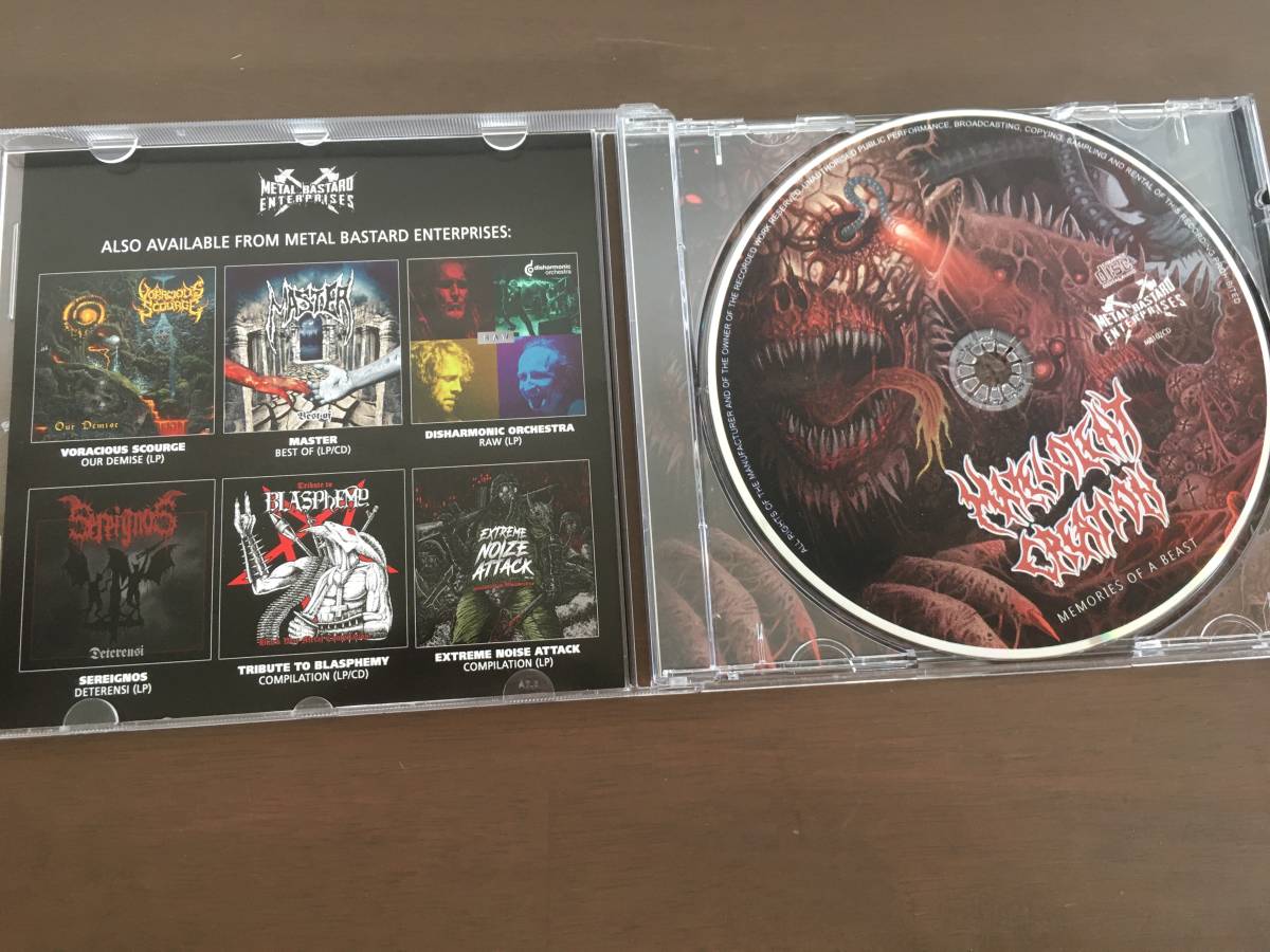 CD/METAL BASTARD ENTERPRISES　MEMORIES OF A BEAST/【J16】 /中古_画像4