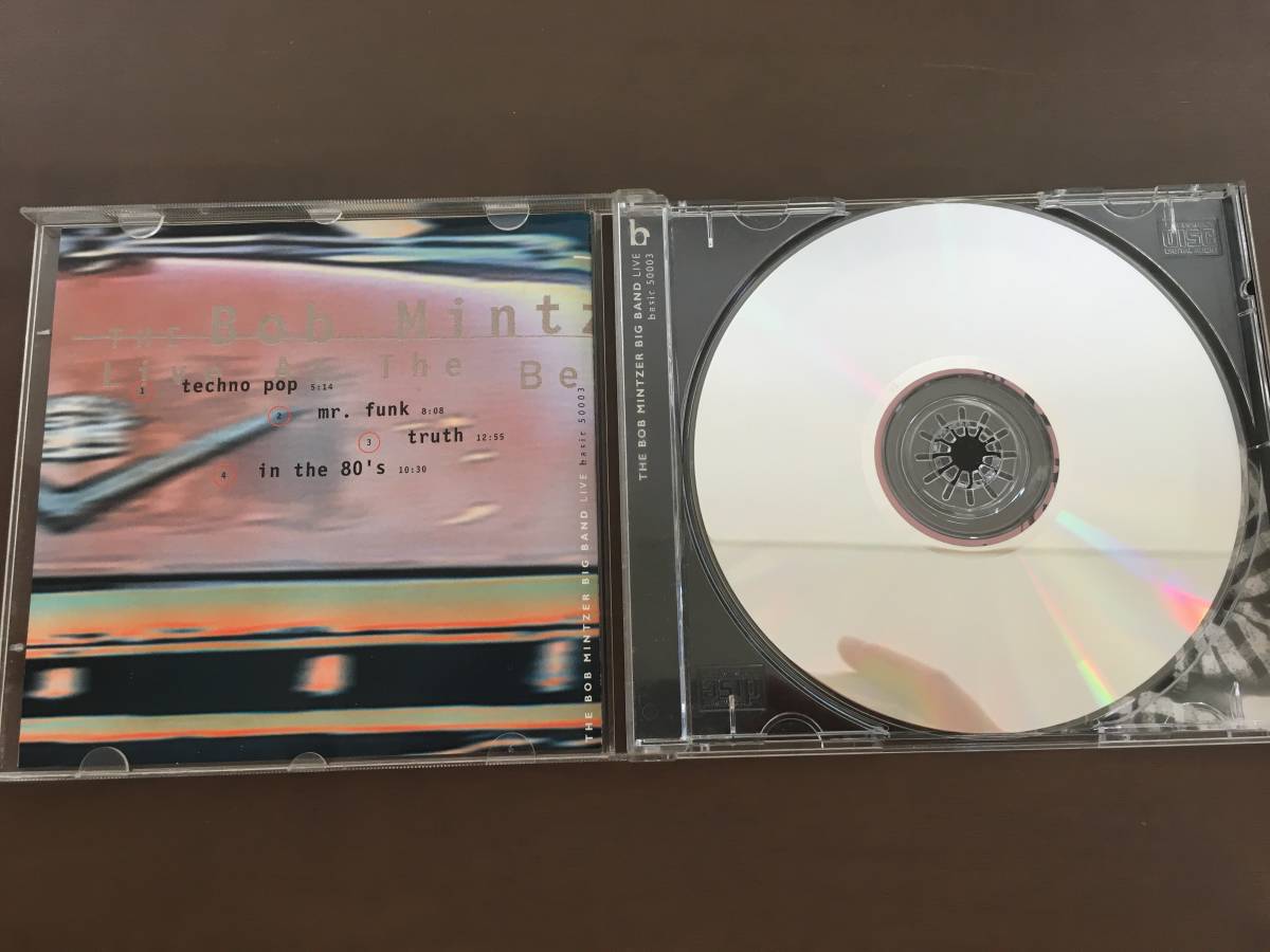 CD/THE BOB MINTZER BIG BAND　LIVE　basic 50003/【J16】 /中古_画像5