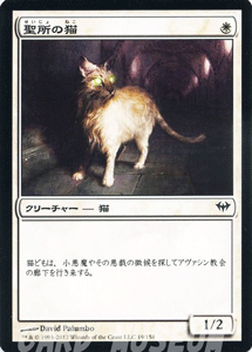 マジック・ザ・ギャザリング 聖所の猫 / 闇の隆盛 日本語版 シングルカード_画像1